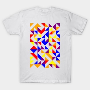 Amazing Geometric Colourful Triangle Pattern #1 T-Shirt